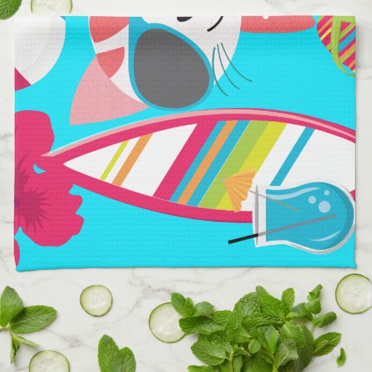 Niedlicher Geschirrtuch (Gefaltet)