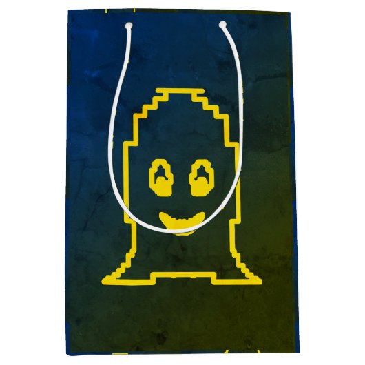 Niedlicher Gespenst Mittlere Geschenktüte (Vorderseite)