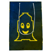 Niedlicher Gespenst Mittlere Geschenktüte (Rückseite)