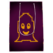 Niedlicher Gespenst Mittlere Geschenktüte (Rückseite)