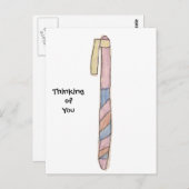 Niedlicher Gezeichnet Pen Postkarte (Vorne/Hinten)