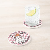 Niedlicher Ghost-Kaffeefall Getränkeuntersetzer (Seite)