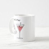 Niedlicher Ghost & Spooker Cocktail Kaffeetasse (Vorderseite Links)