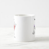 Niedlicher Ghost & Spooker Cocktail Kaffeetasse (Mittel)