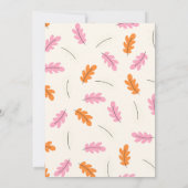 Niedlicher Ghost-Trick oder Halloween-Party behand Einladung (Rückseite)