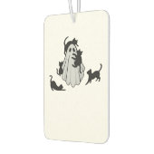 Niedlicher Ghost und Black Cats Klassischer T - Sh Autolufterfrischer (Links)