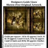 Niedlicher Ghost-Vintag-Frame DU3L-Dekoupage Seidenpapier