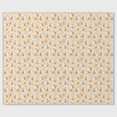 Niedlicher Ghosts Trick oder Behandlung von Candy  Geschenkpapier (Flach)