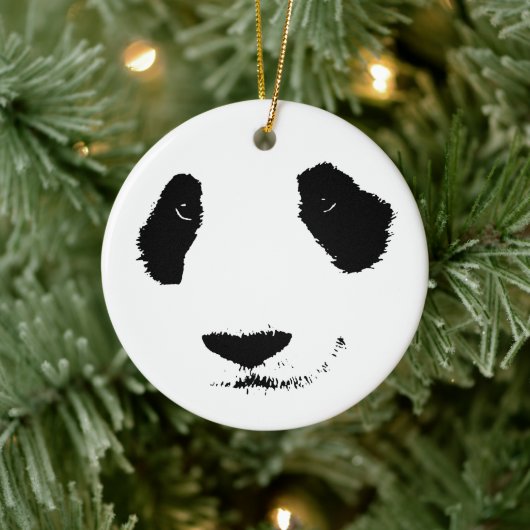 Niedlicher Gigant Panda Cartoon Grafik Design Erwa Keramik Ornament (Baum)