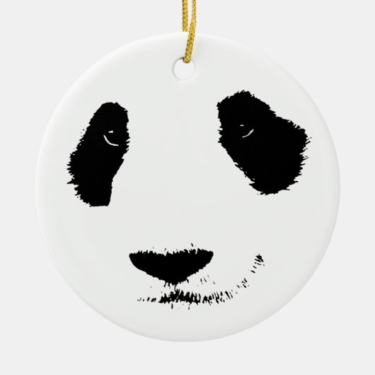 Niedlicher Gigant Panda Cartoon Grafik Design Erwa Keramik Ornament (Vorne)
