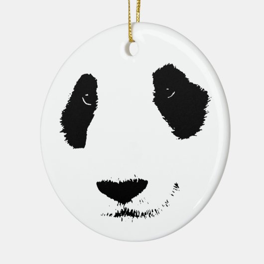 Niedlicher Gigant Panda Cartoon Grafik Design Erwa Keramik Ornament (Links)