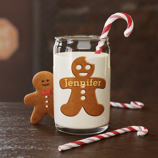 Niedlicher Gingerbrei Mann Kekse Weihnachtsglas Dosenglas
