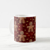 Niedlicher Gingerbrot-Mann Kaffeetasse (Vorderseite Links)