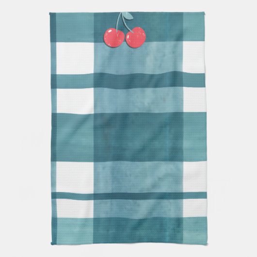 Niedlicher Gingham Geschirrtuch (Vertikal)