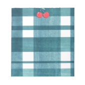 Niedlicher Gingham Notizblock (Vorderseite)