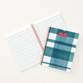 Niedlicher Gingham Notizblock (Innenseite)