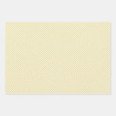 Niedlicher Gingham und Dots Klassiker Geschenkpapier Set (Vorderseite)