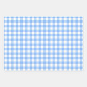 Niedlicher Gingham und Dots Klassiker Geschenkpapier Set (Vorderseite)