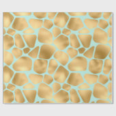 Niedlicher Giraffenprint Geschenkpapier (Flach)