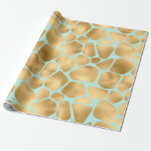 Niedlicher Giraffenprint Geschenkpapier (Ungerollt)
