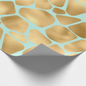 Niedlicher Giraffenprint Geschenkpapier (Ecke)