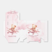 Niedlicher Girl Baby Bear Pilot Rosa Flugzeug Schö Geschenkschachtel (Ungefaltet)