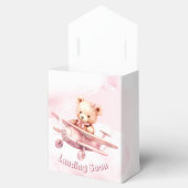 Niedlicher Girl Baby Bear Pilot Rosa Flugzeug Schö Geschenkschachtel (Geöffnet)