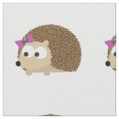 Niedlicher Girl-Igel Stoff (Nahaufnahme)