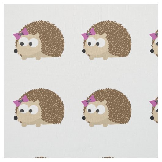 Niedlicher Girl-Igel Stoff (Muster)