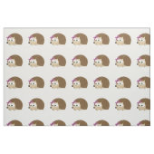 Niedlicher Girl-Igel Stoff (Fat Quarter (45,7 x 55,9 cm))