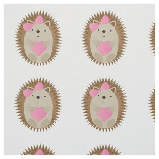 Niedlicher Girl-Igel Stoff (Muster)