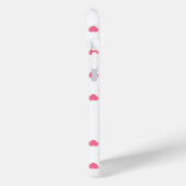 Niedlicher, Girl-Personalisierter Monogram, Pink H Case-Mate iPhone Hülle (Rückseite / Links)