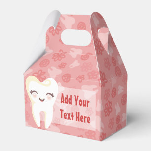 Niedlicher Girl Tooth auf Rosa - Custom Gastgesche Geschenkschachtel