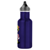 Niedlicher Girly Clown mit Accordian Edelstahlflasche (Rechts)