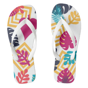 Niedlicher Girly Fun Tropical Badesandalen