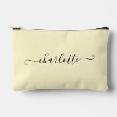 Niedlicher Girly Minimalistischer Individuelle Nam Zubehörtasche (Vorderseite)