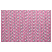 Niedlicher Girly Pink Individuelle Name Zebra gedr Stoff (Yard (91,4 cm))