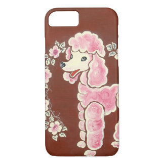 Niedlicher Girly rosa Pudel-Hund Case-Mate iPhone Hülle