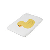 Niedlicher Glattgummi-Duckkopf-Grafischer Bathmat Badematte (Schrägansicht)