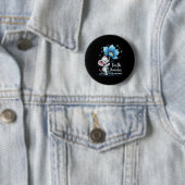 Niedlicher Glaube Elephant Diabetes Bewusstsein Re Button (Beispiel)