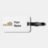 Niedlicher Gleitschutz Gepäckanhänger (Rückseite horizontal)