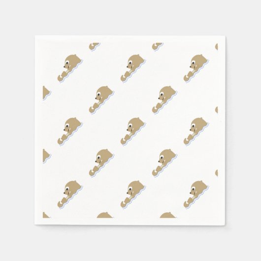 Niedlicher Gleitschutz Serviette (Vorderseite)