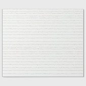 Niedlicher Glitzer aus Weiß und Gold Geschenkpapier (Flach)