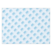Niedlicher Glitzer-Baby-Blau-Kronprinz Gewohnheit Tischdecke (Vorderseite (Horizontal))