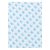 Niedlicher Glitzer-Baby-Blau-Kronprinz Gewohnheit Tischdecke (Vorderseite)