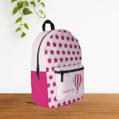 Niedlicher Glitzer Heiß rosa Zurück zur Schule Bedruckter Rucksack