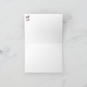 *~* Niedlicher Glitzer Mermaid Kinderdusche Vielen Dankeskarte (Innenseite)