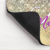 Niedlicher Glitzer Mousepad (Ecke)