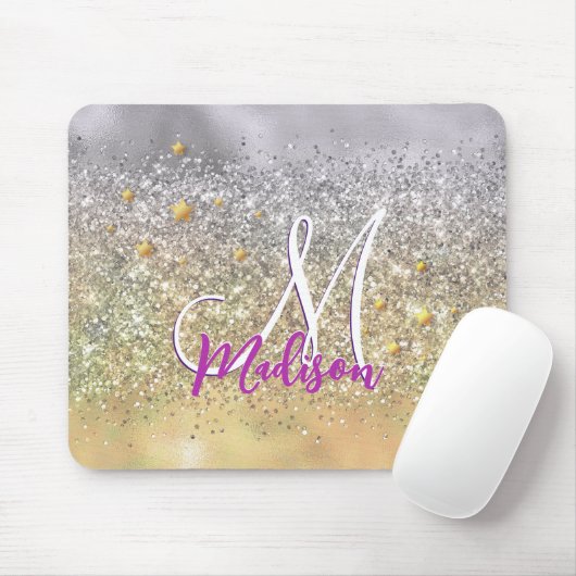 Niedlicher Glitzer Mousepad (Mit Mouse)