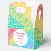 Niedlicher Glitzer Rainbow Custom Geburtstag Viele Geschenkschachtel (Geöffnet)